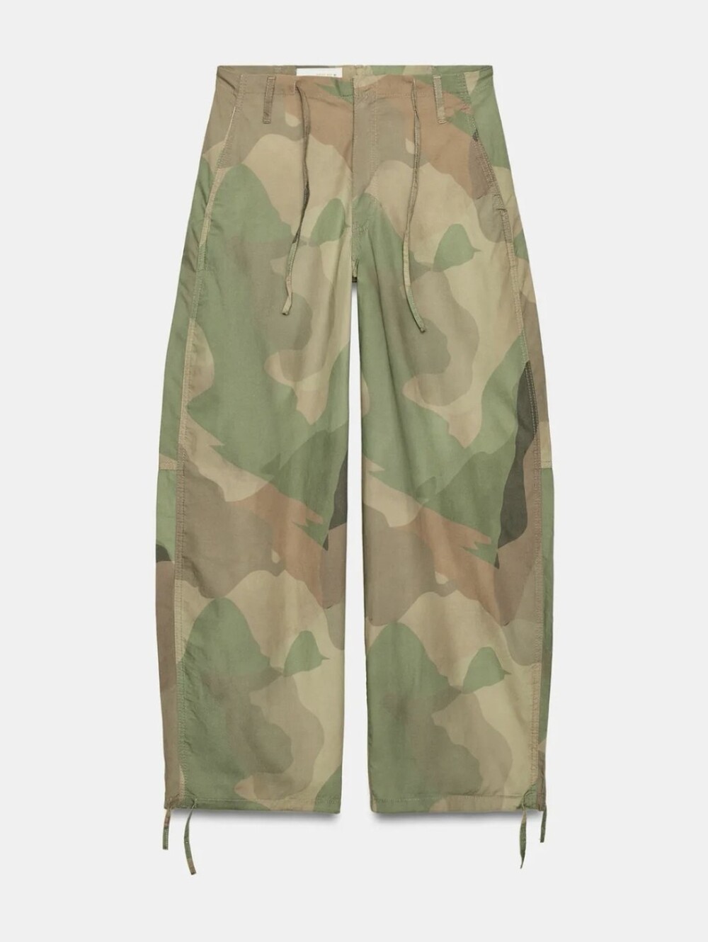 ZARA PRINTED WIDE-LEG DRAWSTRING PANTS: 6688/212/505